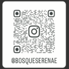Código QR de Instagram @bosqueserenae
